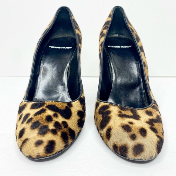 Pierre Hardy Pony Hair Leopard Print Pumps - Picture 2 of 8